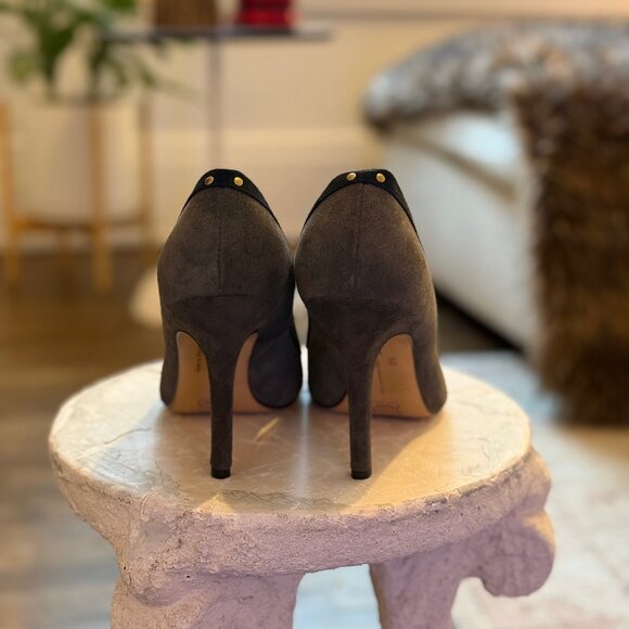 JEROME DREYFUSS lather two  PinPin Pump gray - Picture 2 of 10